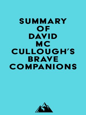 cover image of Summary of David McCullough's Brave Companions